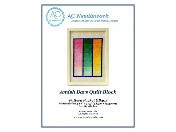 pattern cover Amish Bar quilt block