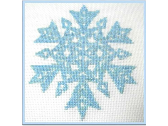 Crystal Blue Snowflake  $6.00