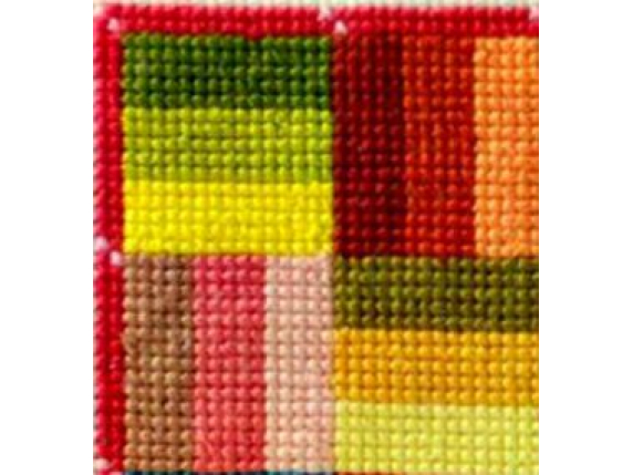 lemon yellow,olive green,gold, terracotta bars roman square