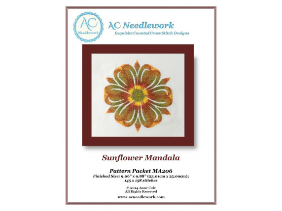 pattern cover sunflower mandala