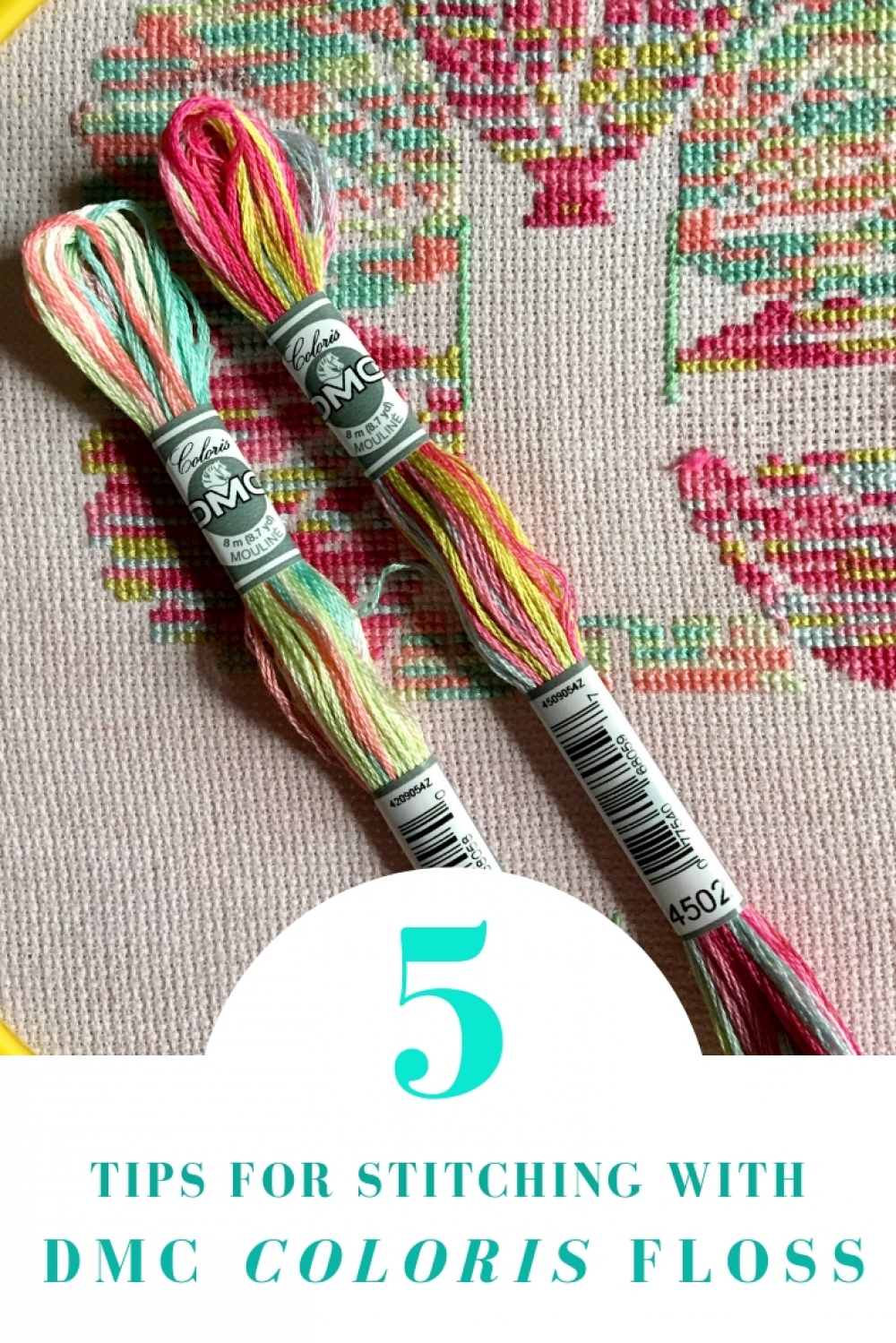 Five Tips for Stitching with DMC Coloris Floss | ACNeedlework