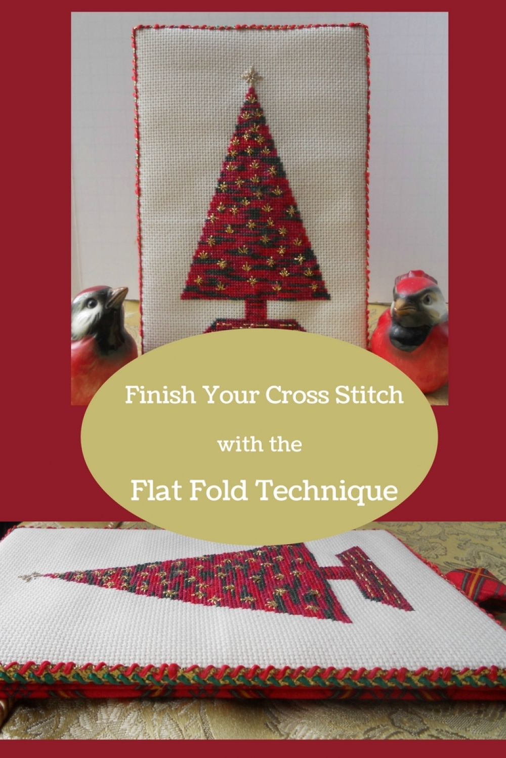 Finish Your Cross Stitch With The Flat Fold Technique ACNeedlework