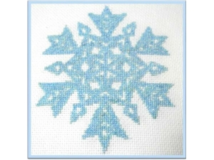 Crystal Blue Snowflake  $6.00