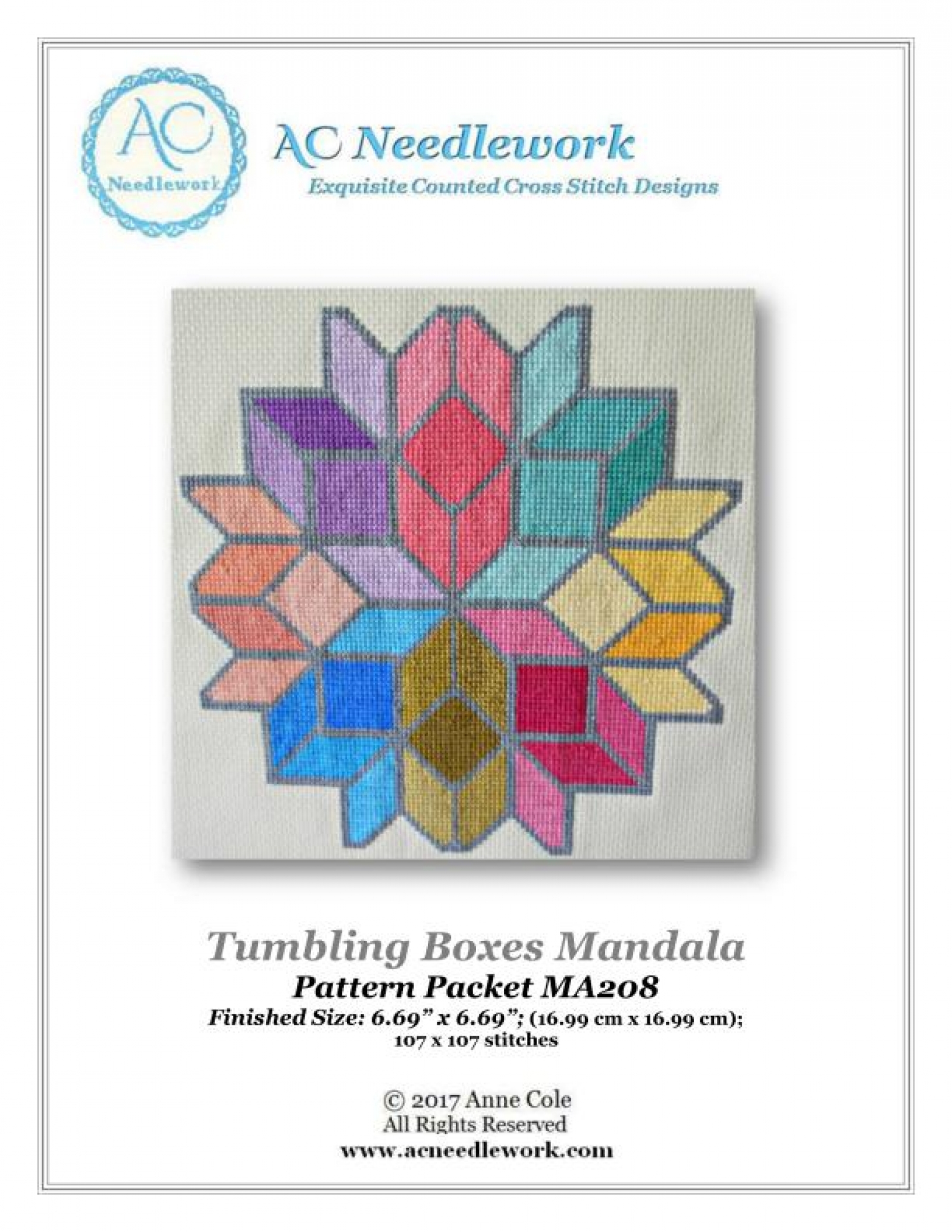 Counted Cross Stitch Pattern Mandala U201cblue Cloud U201d For Dmc Floss Instant Download 9 Sewing Fiber Sewing Needlecraft Safarni Org