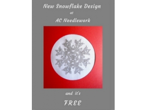 2016 -  New Snowflake Design at AC Needlework and It's FREE